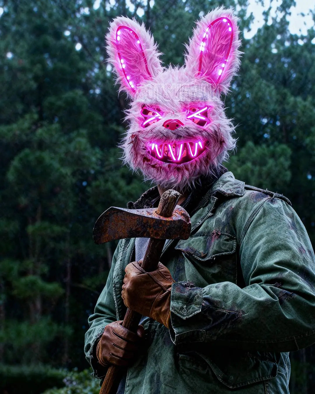 Máscara Conejo Led Sangrienta